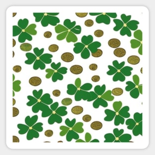 Scattered Clover 3 (MD23Pat006) Sticker